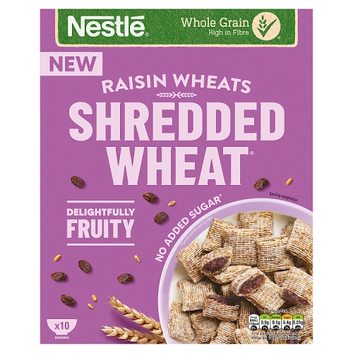 Nestle Shredded Wheat Raisin Wheats 450g pack shot