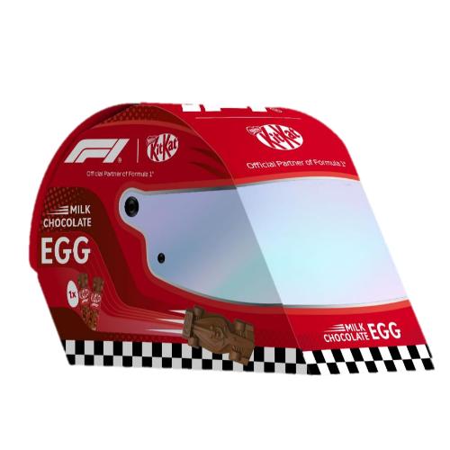 KitKat F1 Helmet Giant Premium Egg 208g pack shot
