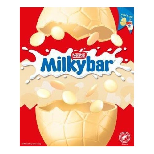 Milkybar Large Easter Egg 150g pack shot