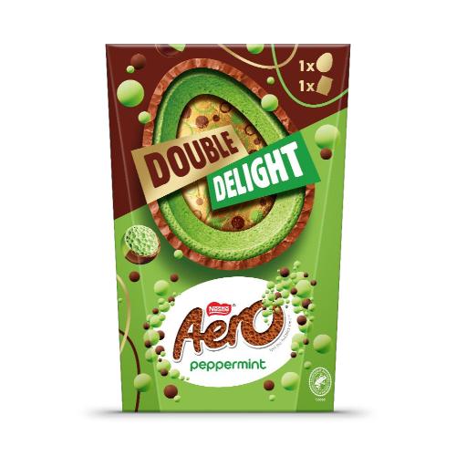 Aero Double Delight Peppermint Premium Egg 310g pack shot