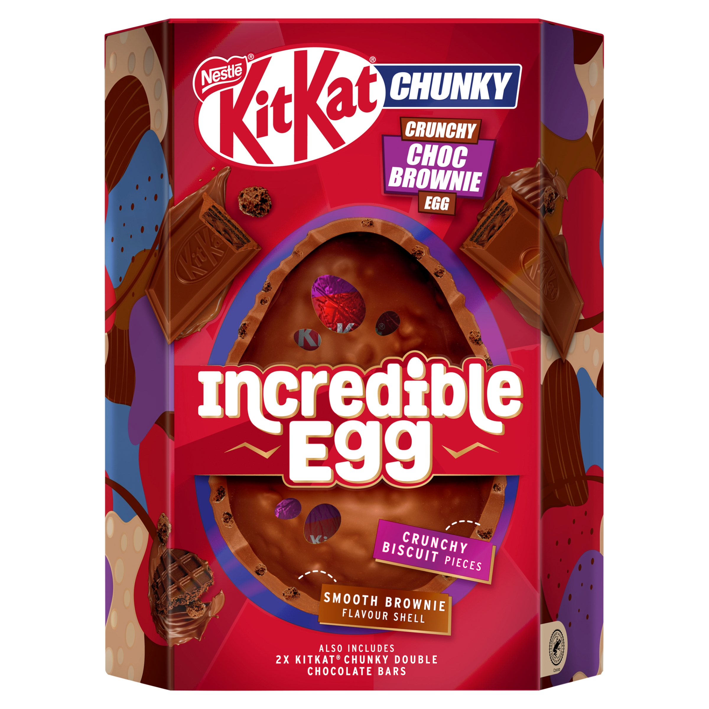 KitKat Chunky Cookie Dough Incredible Egg 384g pack shot