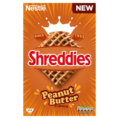 NESTLE SHREDDIES PEANUT BUTTER pack shot