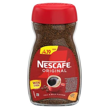Nestle Original Coffee 95g PMP pack shot