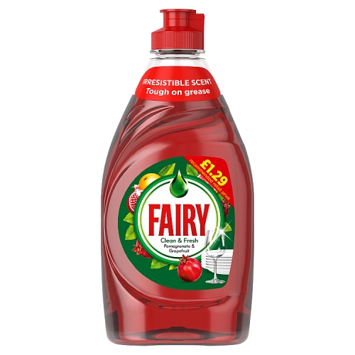 Fairy WUL 320ml PMP £1.29 Pomegranate pack shot