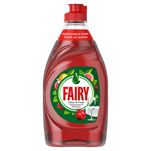Fairy Washing Up Liquid Pomegranate 320ml pack shot