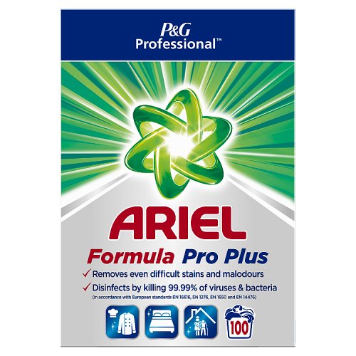 Ariel Professional Formula Pro Plus Laundry Powder 6.5KG 100 Washes CSx1 pack shot