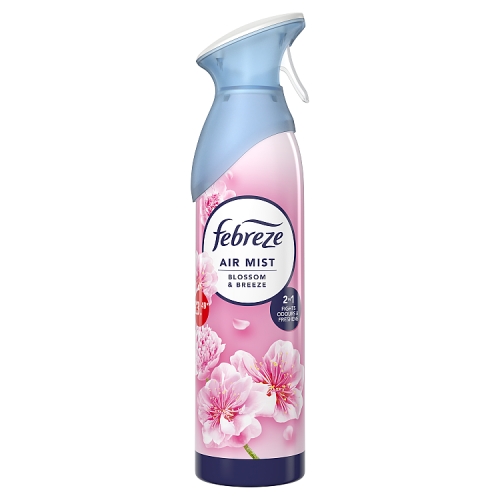 Febreze Air Freshener Aerosol Spray Blossom and Breeze 185ml PMP £3.49 pack shot