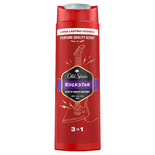 Old Spice Shower Gel 400ml Rockstar pack shot