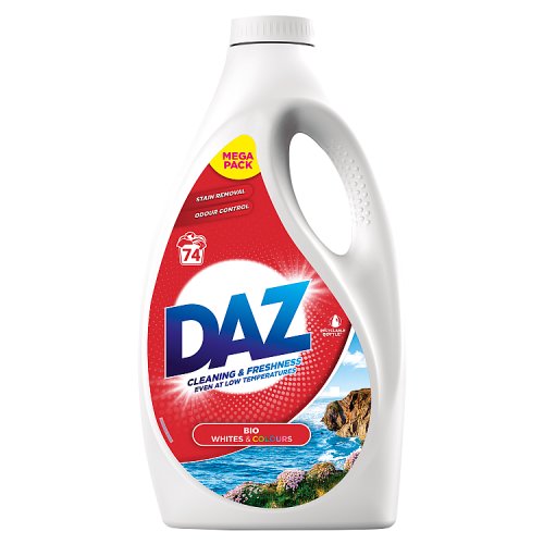 Daz Laundry Liquid 74 Wash pack shot