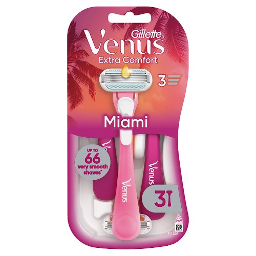 Gillette Venus Disposable 3s Miami Sunset pack shot
