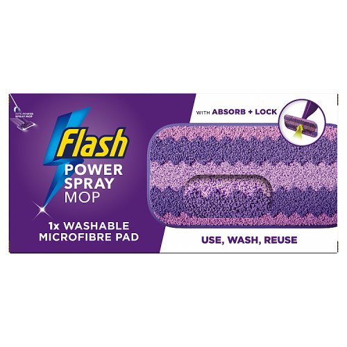 Flash Powerspray Washable Refill Pad 1ct pack shot