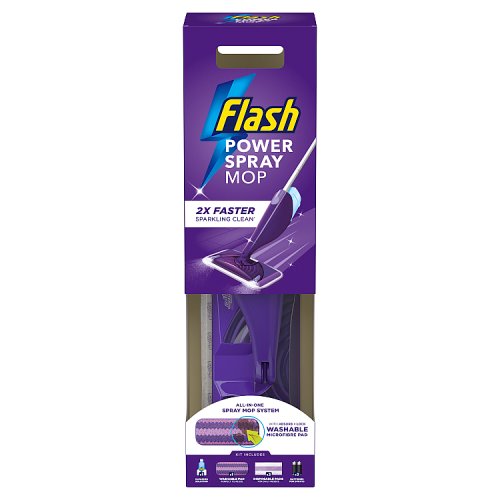 Flash Powerspray Mop Starter Kit - Washable pack shot