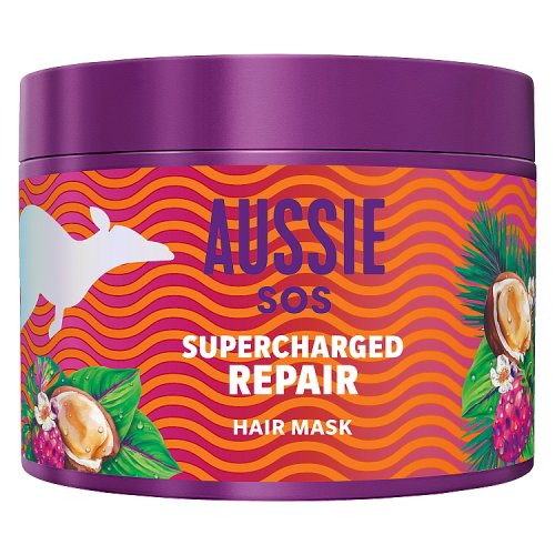 Aussie SOS Hair Mask Supercharged 500ml pack shot