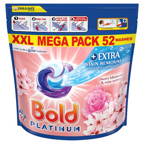 Bold All In 1 Pods XXL Mega Pack Platinum Cherry Blossom 52 pack shot