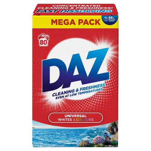 Daz Laundry Powder 80 Wash pack shot