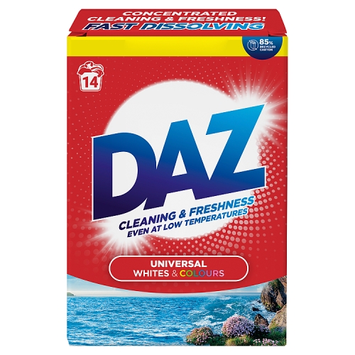Daz Laundry Powder 14 Wash PMP £3.89 pack shot