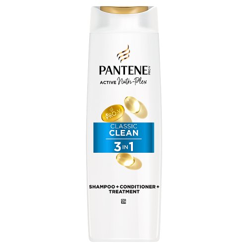 Pantene Classic 3in1 Pro-V Shampoo Basic/Normal 250ml pack shot