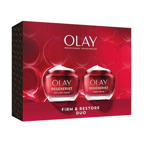 Olay Reg SPF 30 And Night Cream Giftset pack shot