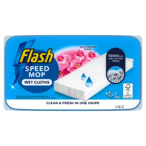 Flash Speedmop Refill Pads Wild Orchid 10ct pack shot