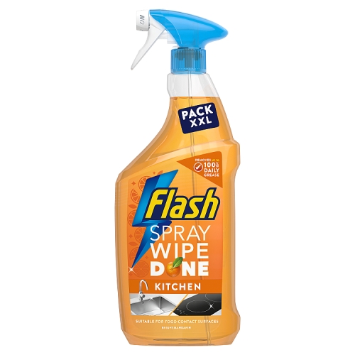 Flash Spray Wipe Done Mandarin Kitchen 800ml pack shot