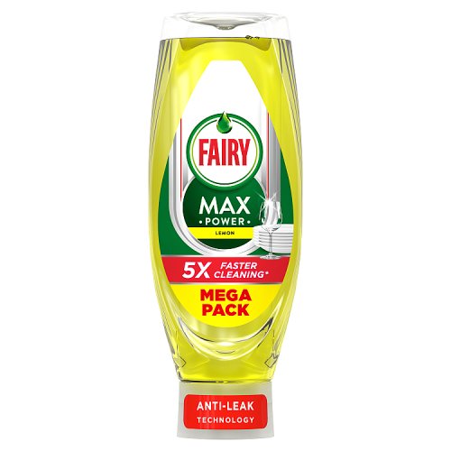 Fairy Max Power 730ml Lemon pack shot