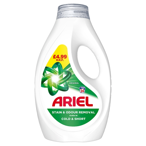 Ariel Liquid 24 Wash Original PMP£4.99 pack shot