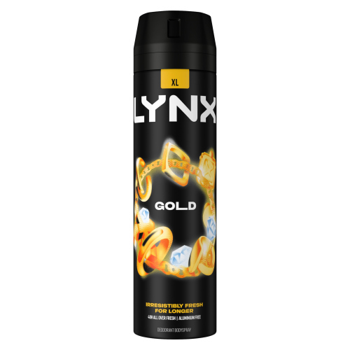 Lynx Body Spray 200ml Gold pack shot