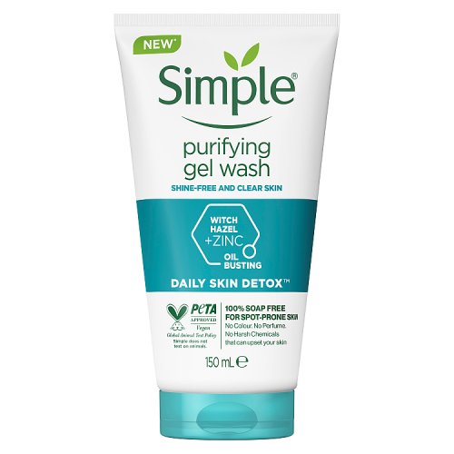 Simple Purifying Facial Wash Daily Skin Detox 150ml pack shot