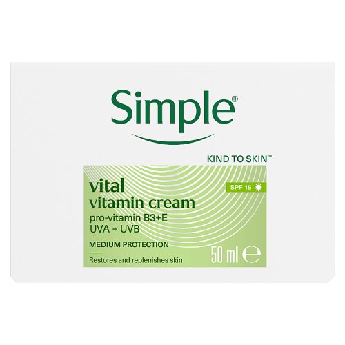 Simple Vital Vitamin 50ml Day Cream pack shot