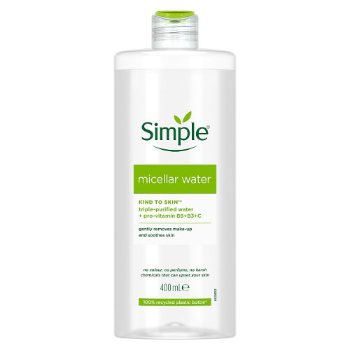 Simple Kind To Skin Micellar Cleansing Water 400ml pack shot