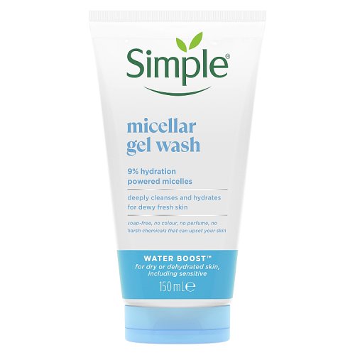 Simple Facial Wash Micellar Gel 150ml pack shot