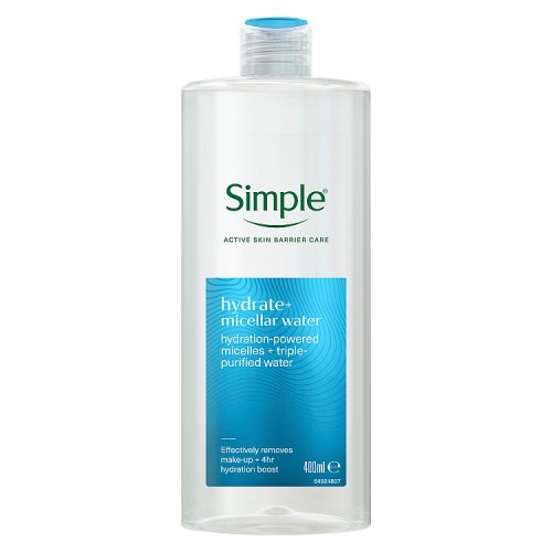 Simple Micellar Cleansing Water Boost 400ml pack shot