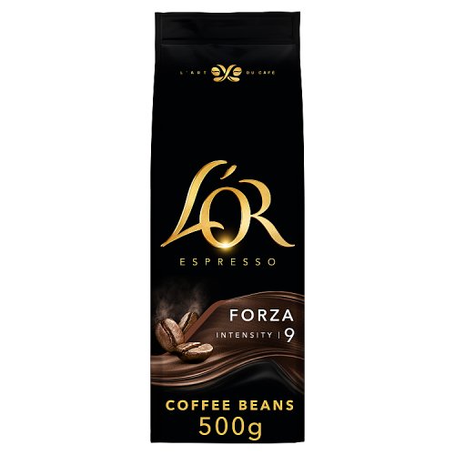 L'Or Espresso Coffee Beans Forza 500g pack shot