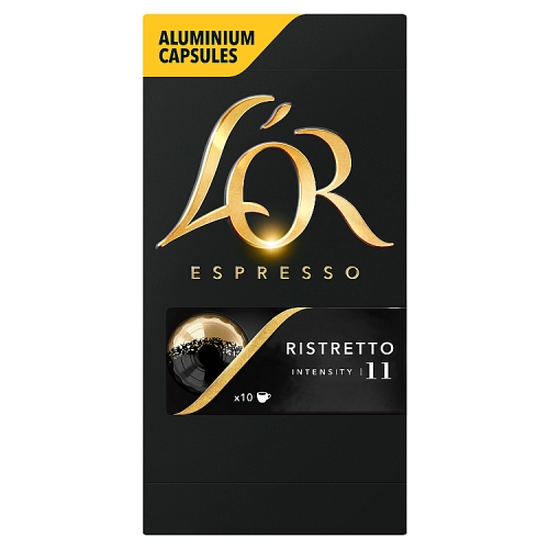 L'Or Espresso Coffee Capsules Ristretto 10's pack shot