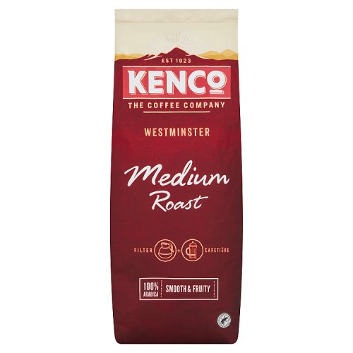 Kenco Westminster Ground Coffee Medium Roast Smooth & Fruity 1kg pack shot