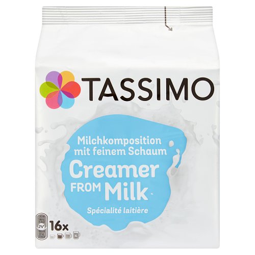 Tassimo Milk Creamer Coffee Pods 16's pack shot
