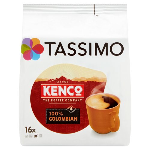 Tassimo Kenco Colombian Coffee Pods 16's pack shot