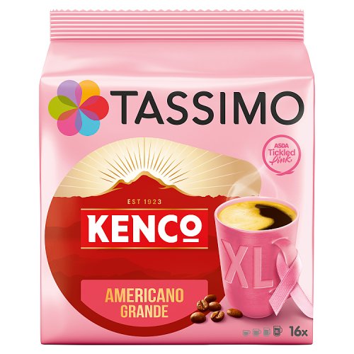 Tassimo Kenco Americano Grande XL Coffee Pods 16's pack shot