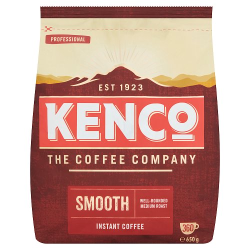 Kenco Instant Coffee Smooth 650g pack shot
