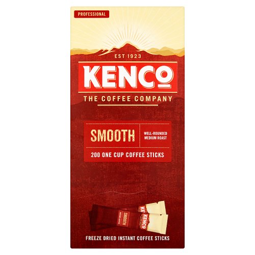 Kenco Instant Coffee Sticks Smooth 200s pack shot