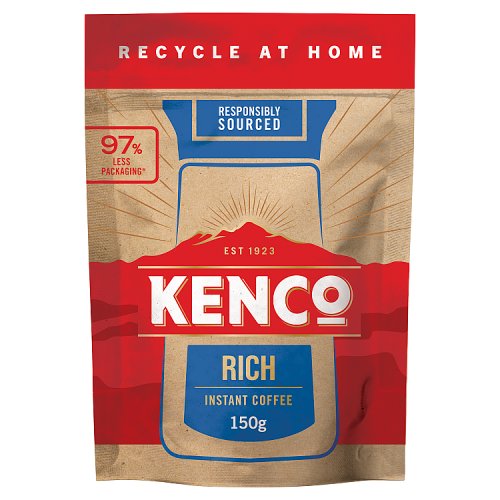 Kenco Instant Coffee Refill Rich 150g pack shot