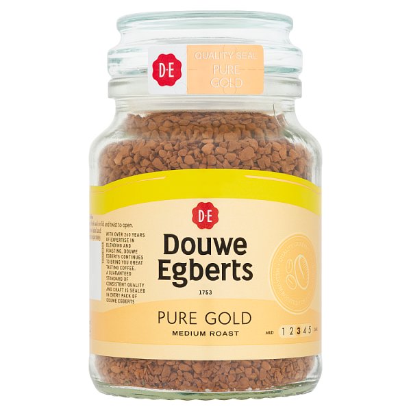 Douwe Egberts Gold Instant Coffee 95g PMP pack shot