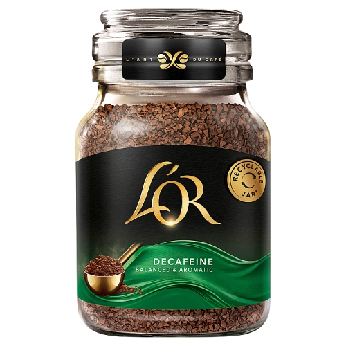 L'Or Instant Coffee Decaff 100g pack shot