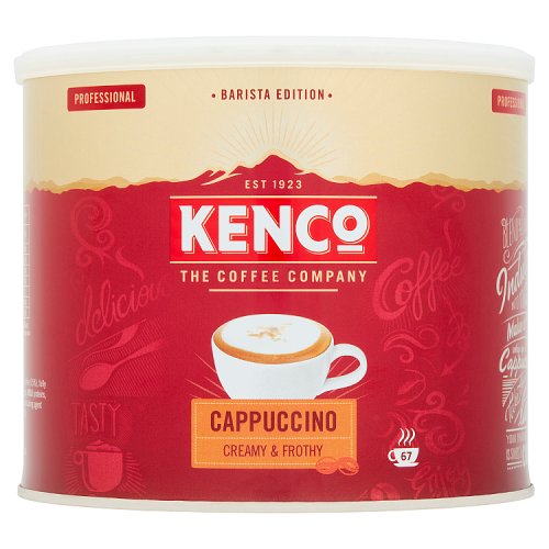 Kenco Instant Coffee Cappuccino 1kg pack shot
