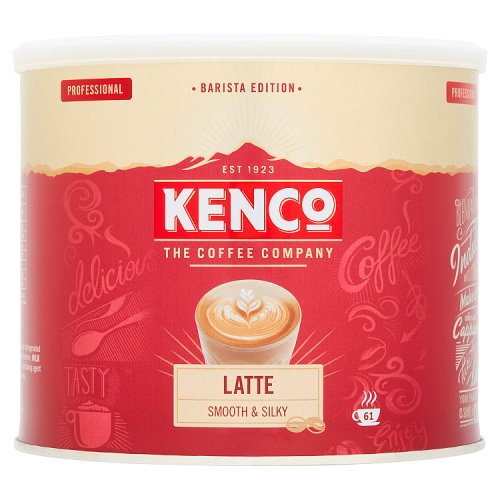 Kenco Instant Coffee Latte 1kg pack shot