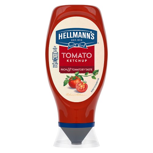 Hellmanns Ketchup 8x430ml pack shot