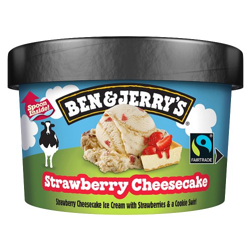 Ben & Jerrys Strawberry Cheesecake Ice Cream 100ml pack shot