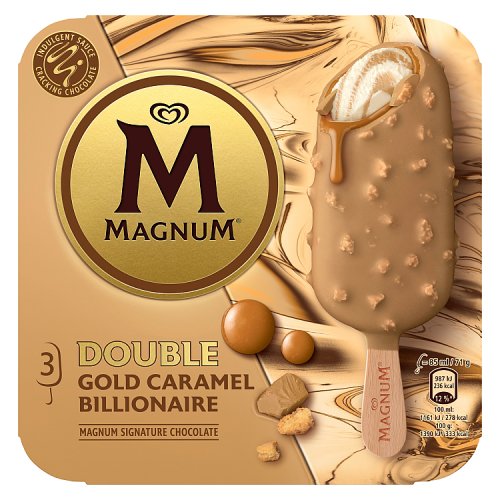 WALLS MAGNUM BILLIONAIRE 3PK pack shot