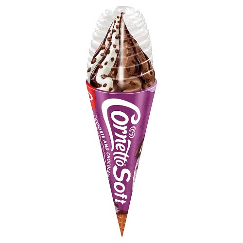Cornetto Soft Cookie and Chocolate 140ml pack shot