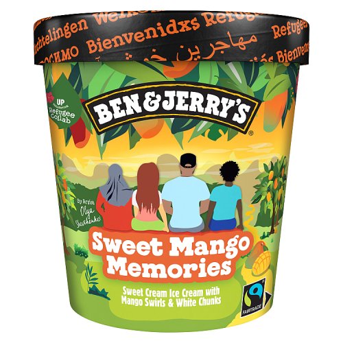 BEN & JERRYS SWEET MANGO MEMORIES pack shot
